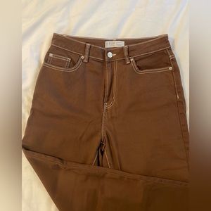 Brown jeans from Primark